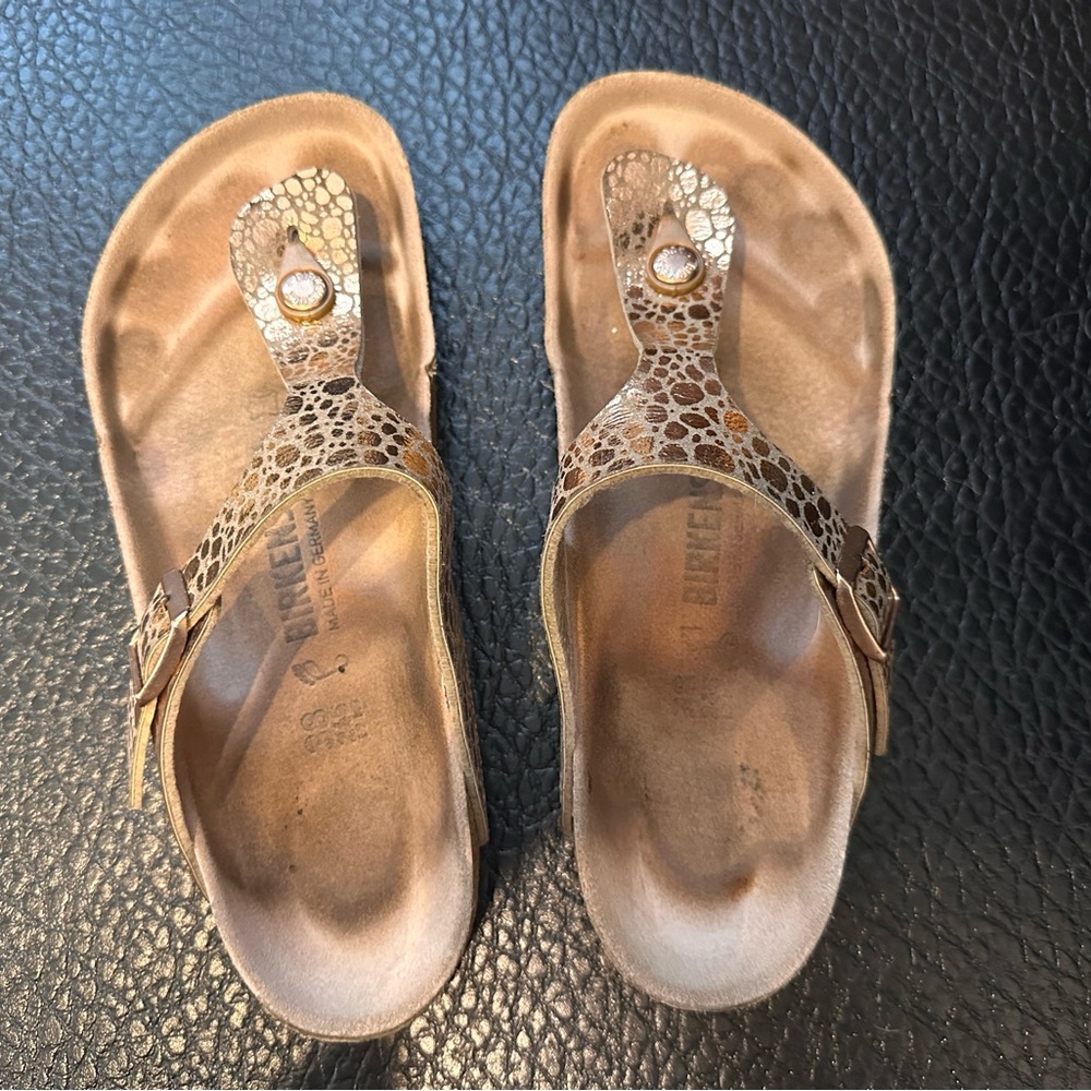 Gizeh Metallic Stones Copper Size 38